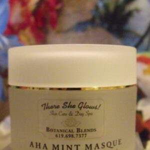 There She Glows AHA Mint Masque Bottle